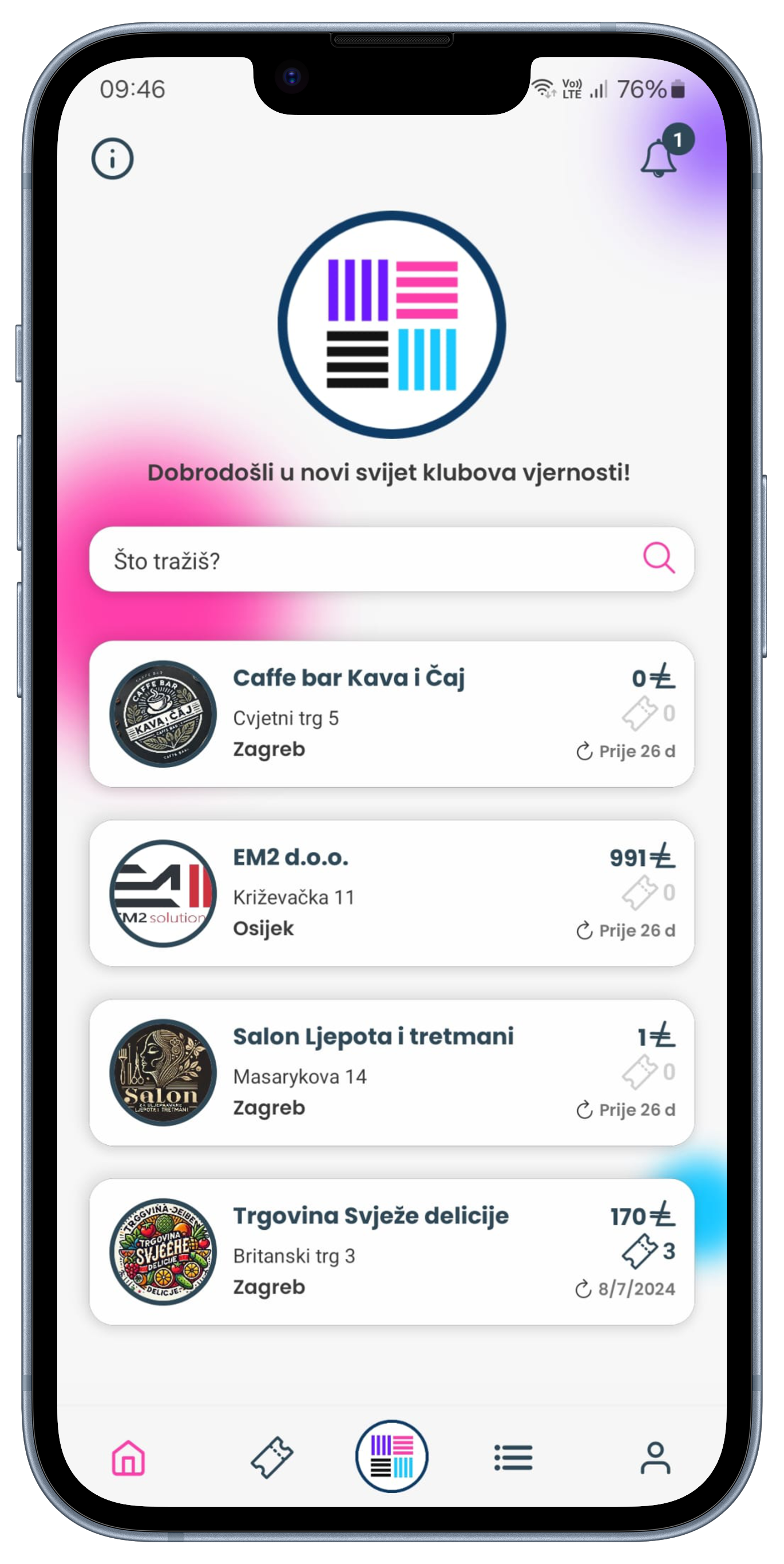 LOMY, bodove možeš mijenjati za razne nagrade, inovativna platforma, program vjernosti, digitalni program vjernosti, klub vjernosti, loyalty program, mobilna aplikacija za bodove, skupljanje bodova, skeniranje računa
